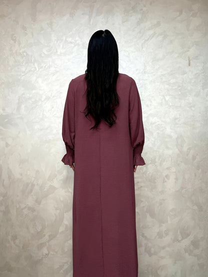Soft Crepe Material with Pocket Mulim Lady Abaya Prayer Abaya