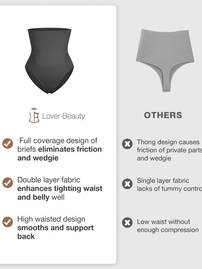 Lover Beauty'S High-Waisted Shaping Panties for Women Are Crafted to Flatten The Tummy And Enhance The Hips. They Offer Adjustable Breathable Comfort, Making Them Ideal for Everyday Use