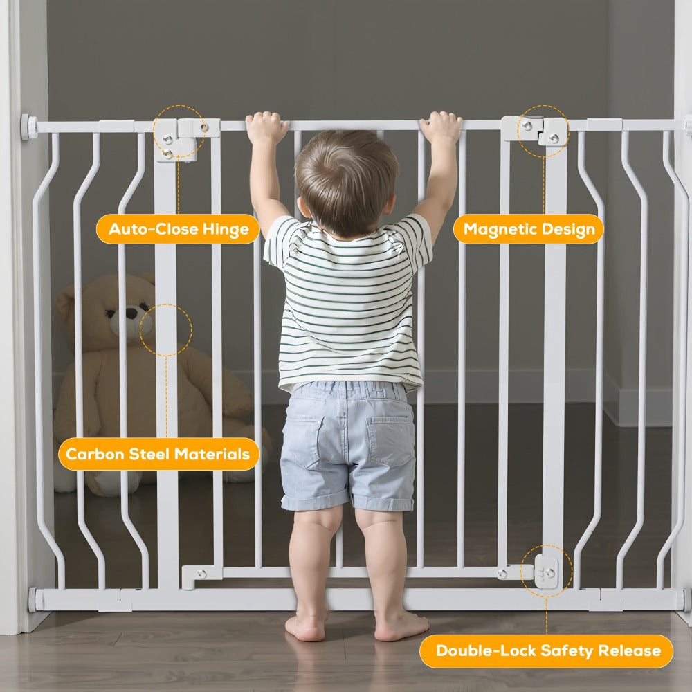 Baby Safety Gate - 5-62 Stairs Height Auto