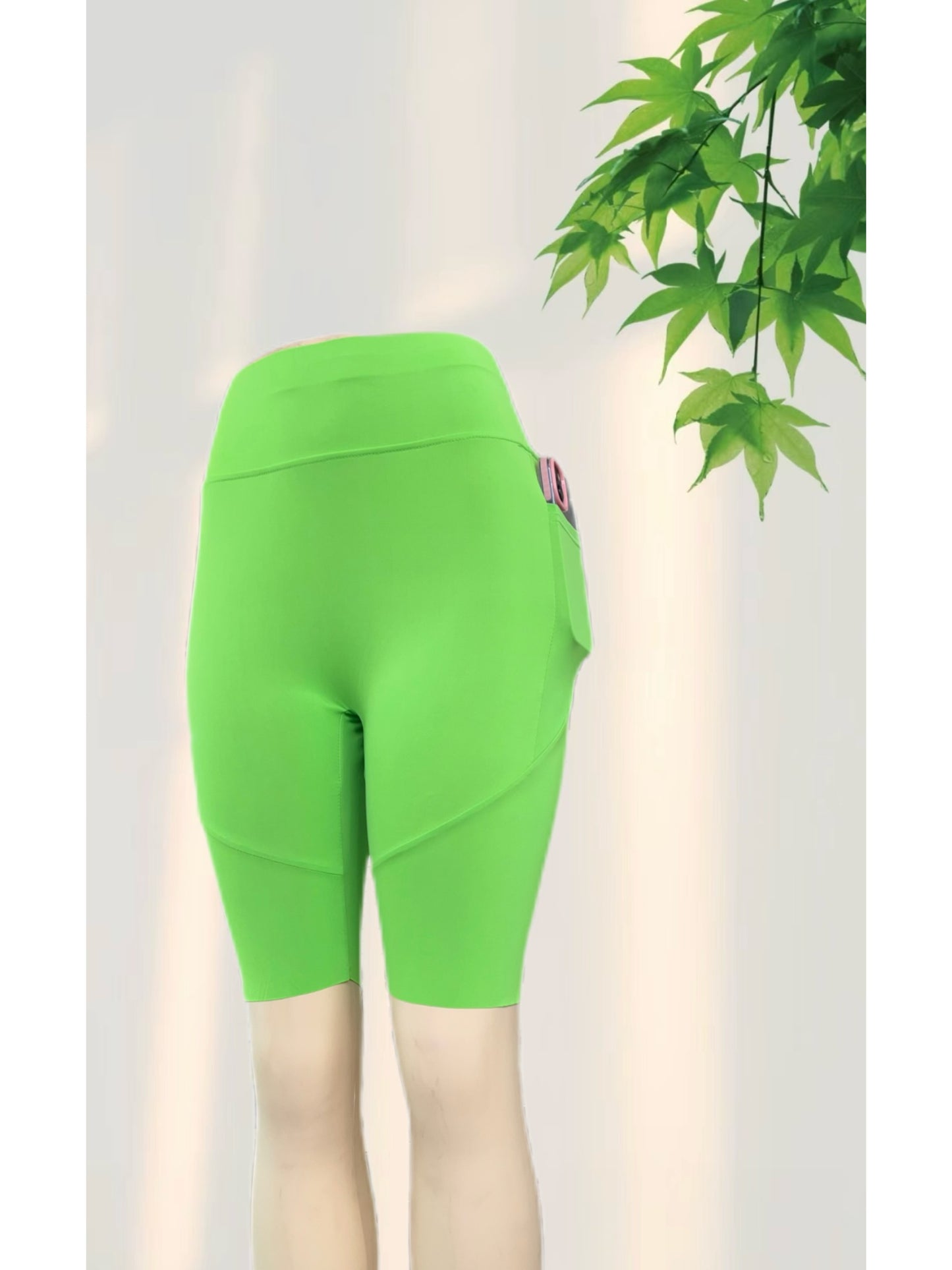 P23028 (1 Piece) Women's High-Waist Pocket Yoga Pants - Solid Color Stretch Fitness Leggings - Squat-Proof, Breathable Activewear with Secure Pockets for Convenience and Styls