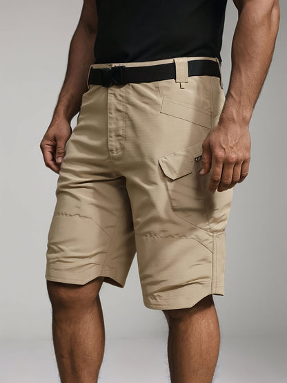 Men's Black+gray Polyester Shorts - product view 14