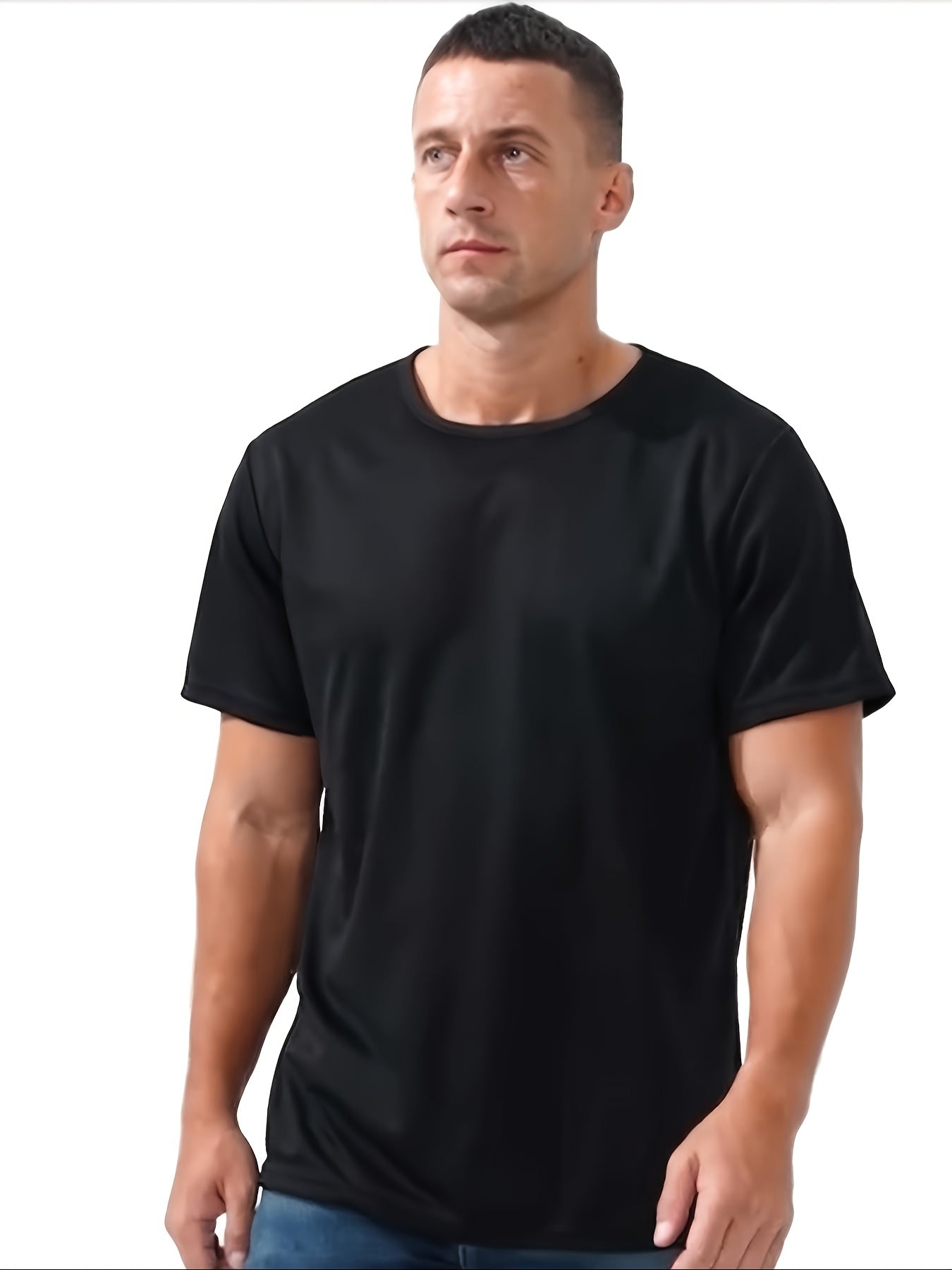 Men's Mixed colors Polyester Short-Sleeve Shirt - product view 22