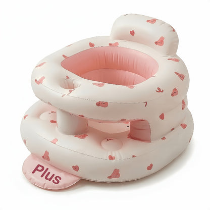 Baby Floor Seat - Portable Inflatable Built-In Air