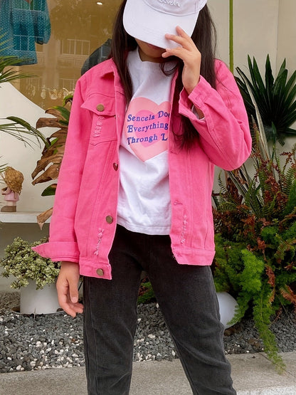 Girls' Denim Outerwear - Everyday Style