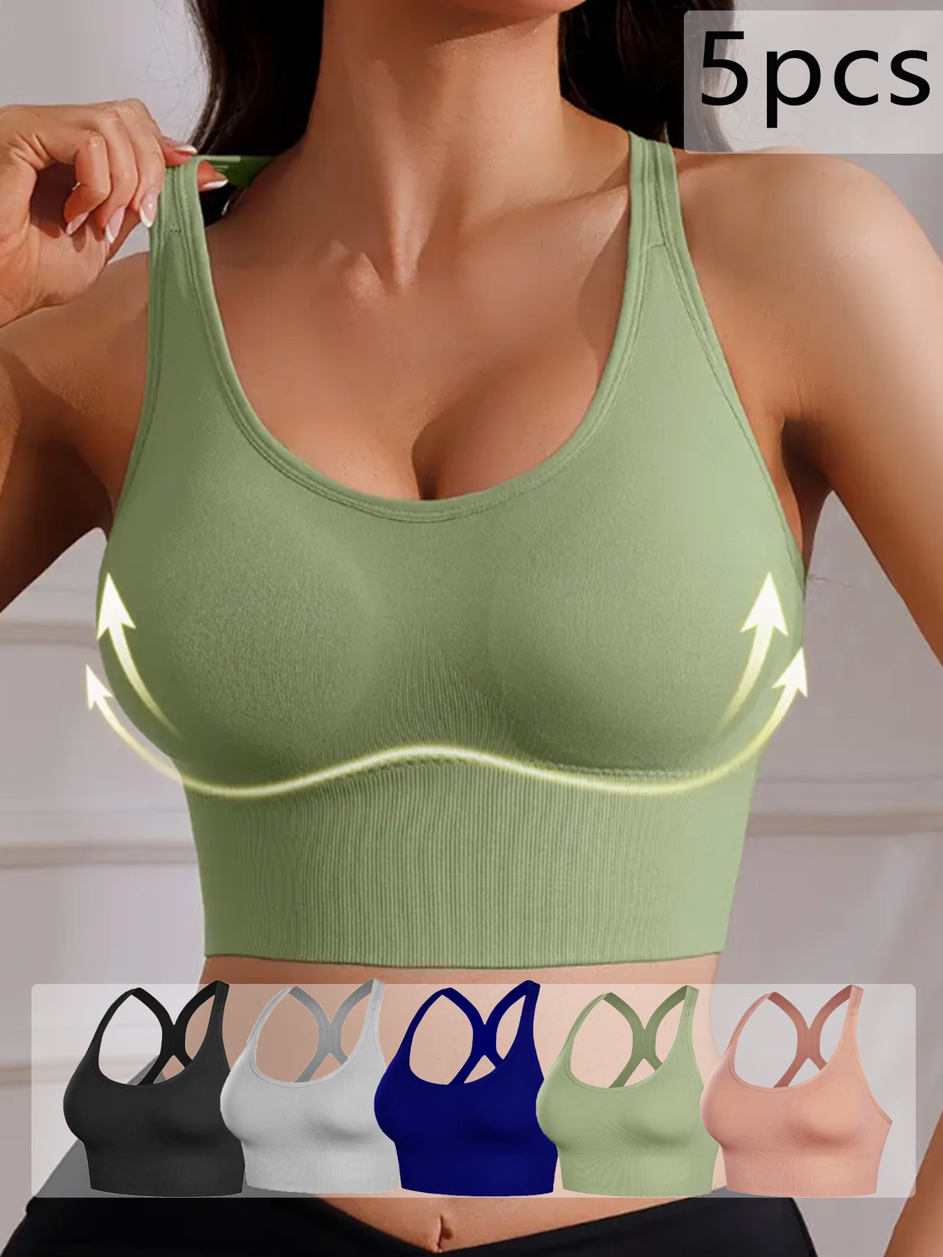 Women's Mixed colors Knit Top - product view 2