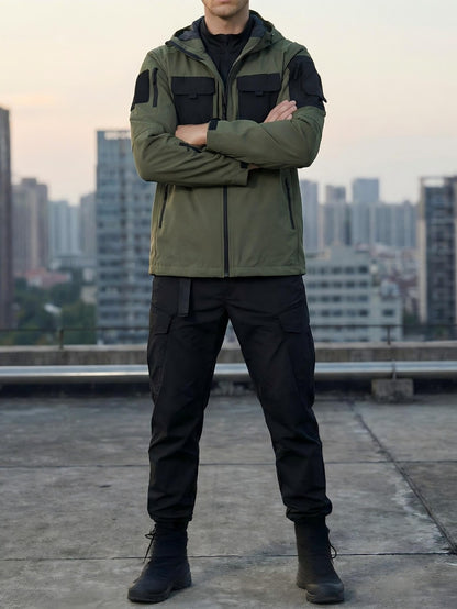 Men's Windproof Zip-Up Coat Everyday 541