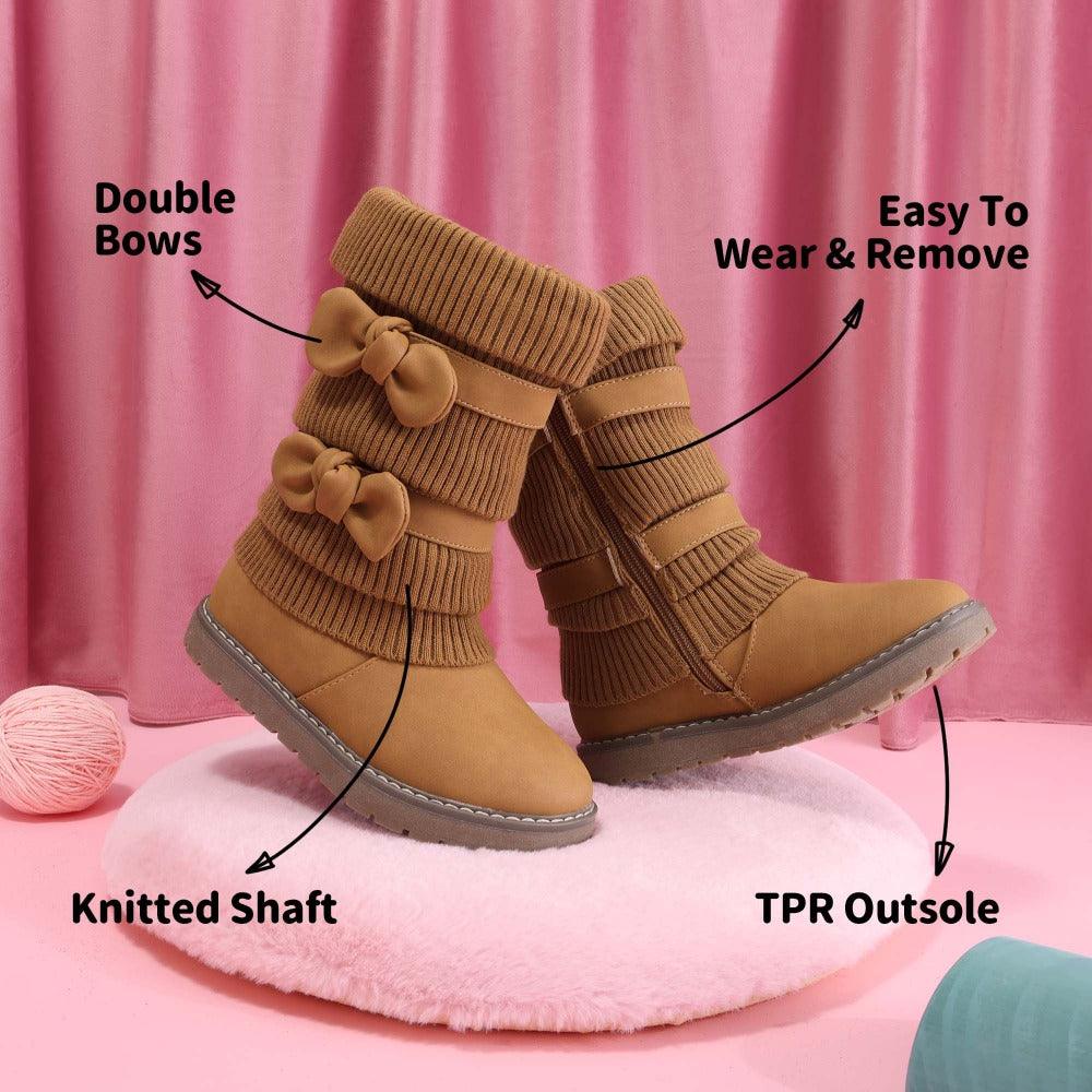 Girls Snow Boots - Plush Lined 507429