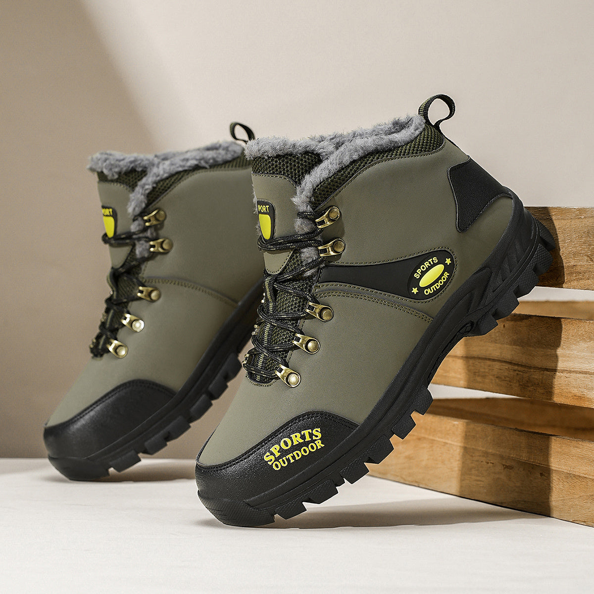 Non-Slip & Walking Hiking Boots, Hunting Winter Boots for Women Men, Unisex Warm Boots Barefoot Shoes Work Boots, Women Snow Boots, Wide Toe Box Barefoot Sneakers, Hike Footwear Riding Boots, Perfect for All Seasons Adventures, Trail