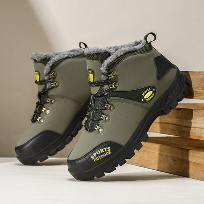 Non-Slip & Walking Hiking Boots, Hunting Winter Boots for Women Men, Unisex Warm Boots Barefoot Shoes Work Boots, Women Snow Boots, Wide Toe Box Barefoot Sneakers, Hike Footwear Riding Boots, Perfect for All Seasons Adventures, Trail