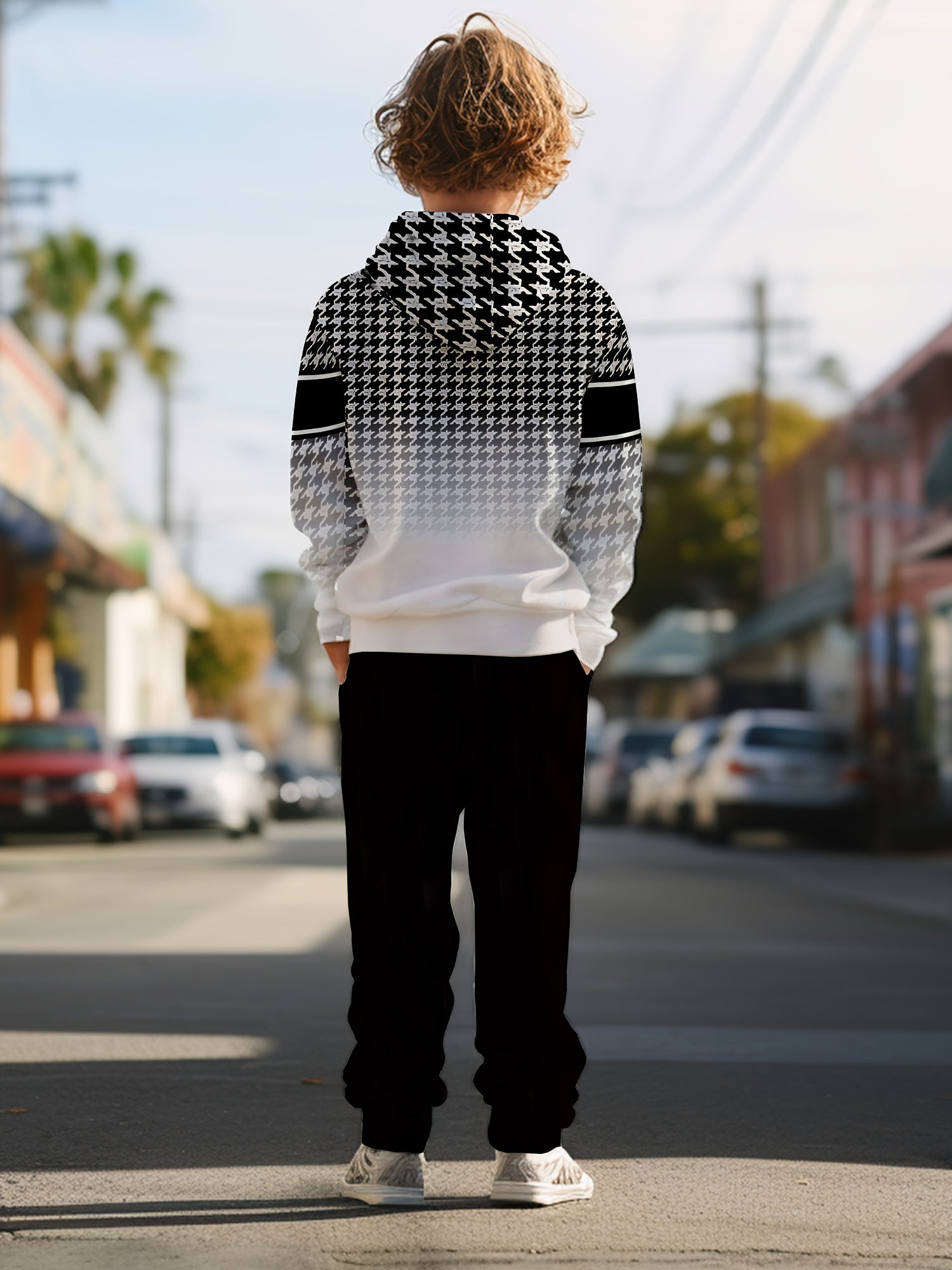 Boys' Photo Color Printed Pants - product view 2