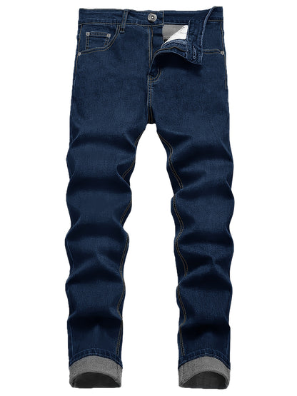 3pcs Men's Slim Fit Jeans - Stretch, Stylish, Versatile All Year Round Trousers | Wardrobe Essential & Boyfriend Gift