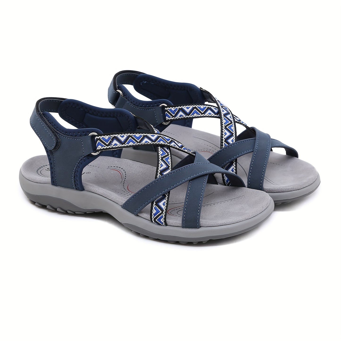 Women'S Sports Sandals, Outdoor Casual Shoes With Adjustable Elastic Bands And Arch Support, Summer Non Slip Fashionable Beach Sandals