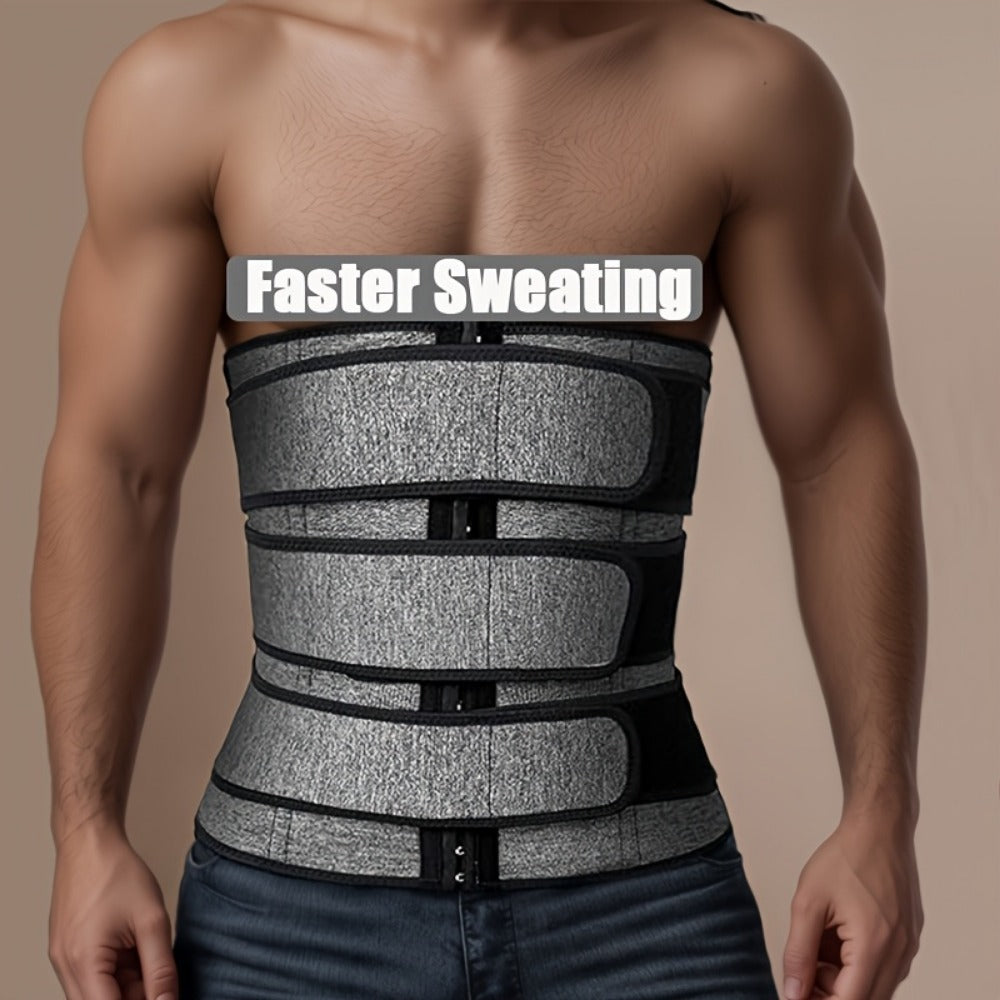 Unisex Adjustable Neoprene Waist Cincher - Medium-Stretch Sport Support Style