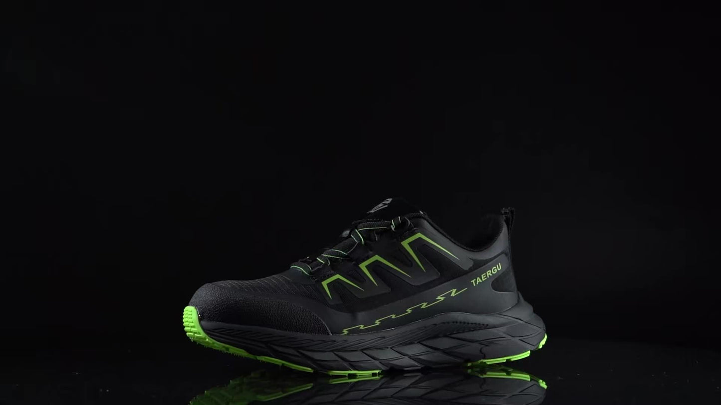 Lightweight Steel Toe Work Shoes for Men-Comfortable Non-Slip Sneakers, Puncture-Resistant Tenis Zapatos De Trabajo Para Hombre, US Size 6-14