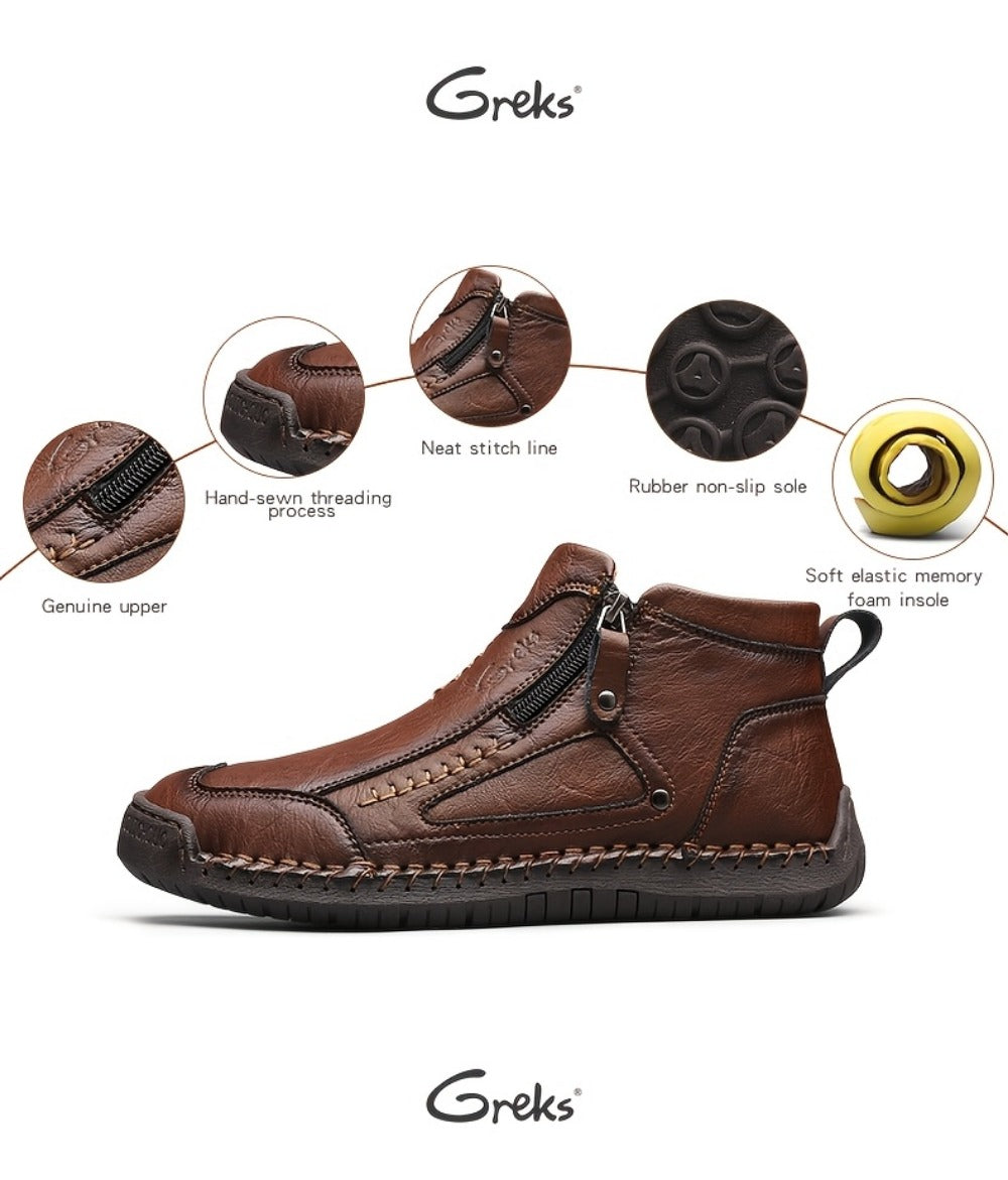 Men's Chukka Boots - Lightweight Design & Handcrafted Style