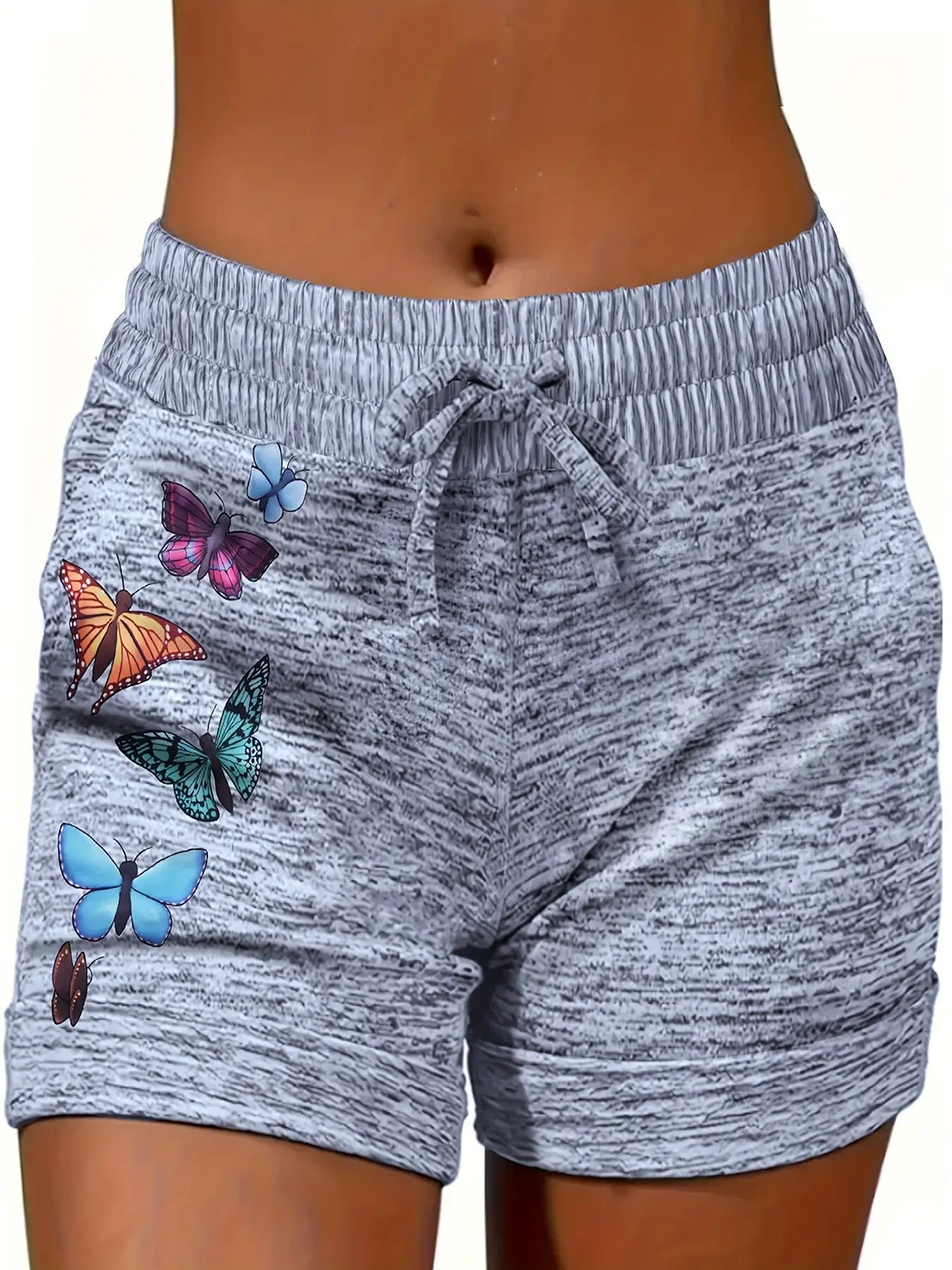 New Style Casual Women's Printed Beach Vacation S Shorts Overseas Printing