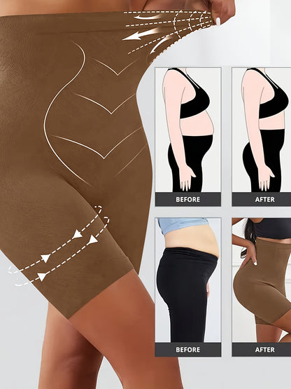 Plus Size Women'S Shaping Leggings Shaping Tummy-Control Shorts Shaping Underwear Leggings Plus Size Women'S Underwear