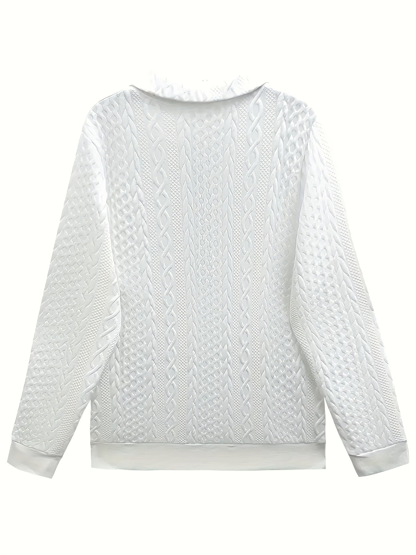 [Autumn Winter Solid Color Sweatshirt] New Fashionable And Elegant Autumn And Winter Solid Color Zipper Pocket Turnover Collar Women's Long Sleeve Sweatshirt