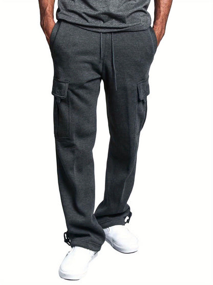 Men's Casual Pants - Elastic Waist