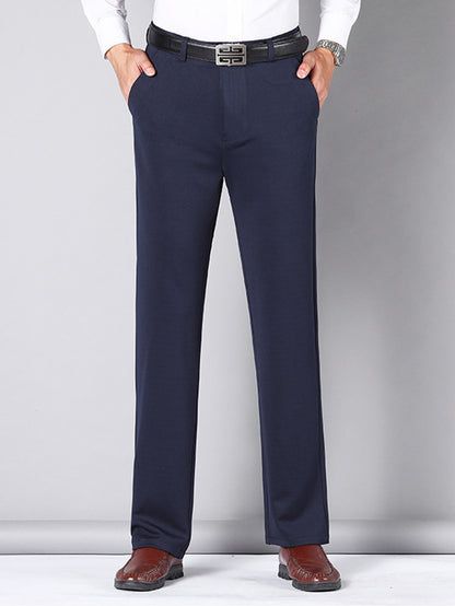 3 Colors Available, Men's Suit Pants, New Men's Classic Senior Business Casual Light Suit Pants, Casual Pants, Interview, Office Choice, Comfortable Material, Breathable and Quick-drying, Pocket Design, Perfect Gift Choice