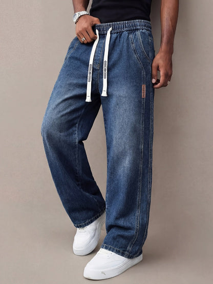 Men's Relaxed Fit Jeans - Classic Wash Clean Finish Everyday