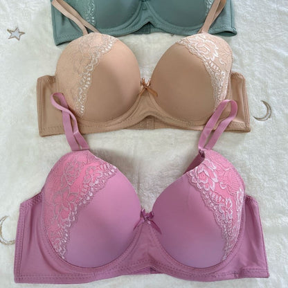 07 6Pack of Color 3Roe Button Bras B Cup and C Cup and D Cup and DD Cup