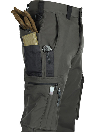 Men's Heavy-Duty Tactical Winter Pants - Thickened Insulated Work Pants with Multi-Pocket Design, MOLLE System Compatible for Hiking, Hunting, Construction - All-Season Outdoor Pants, Winter Work Pants for Men, Mens Winter Pants, Baggy Snow Pants