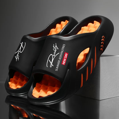 Men'S Summer Sandals, Casual Breathable Sports Sandals, Beach Slippers