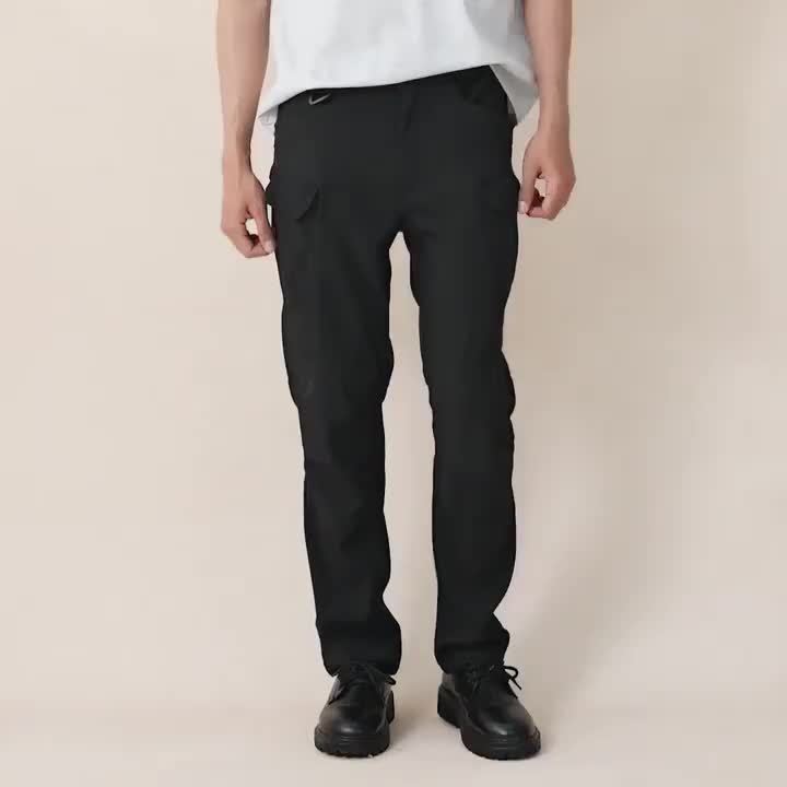 4 Pairs of Men's Lightweight Work Pants - Durable, Breathable And Quick-Drying, with Multiple Pockets, All-Season Straight-Leg Pants Suitable for Outdoor Adventures And Construction, Hiking Pants - Perfect Birthday/ Anniversary Gifts