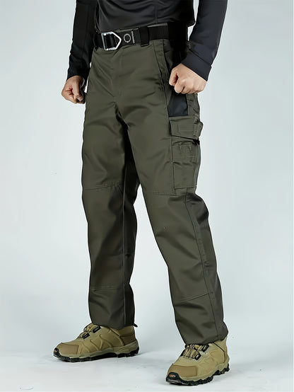 Men'S Tactical Cargo Pants - Quick-Dry Lightweight, Multi-Pocket Design, Regular Fit for Hiking, Camping, Outdoor Adventures (Belt Not Included), Hiking Pants, Adventure Clothing, Rugged Style, Scratch resistant Material, Utility Trousers