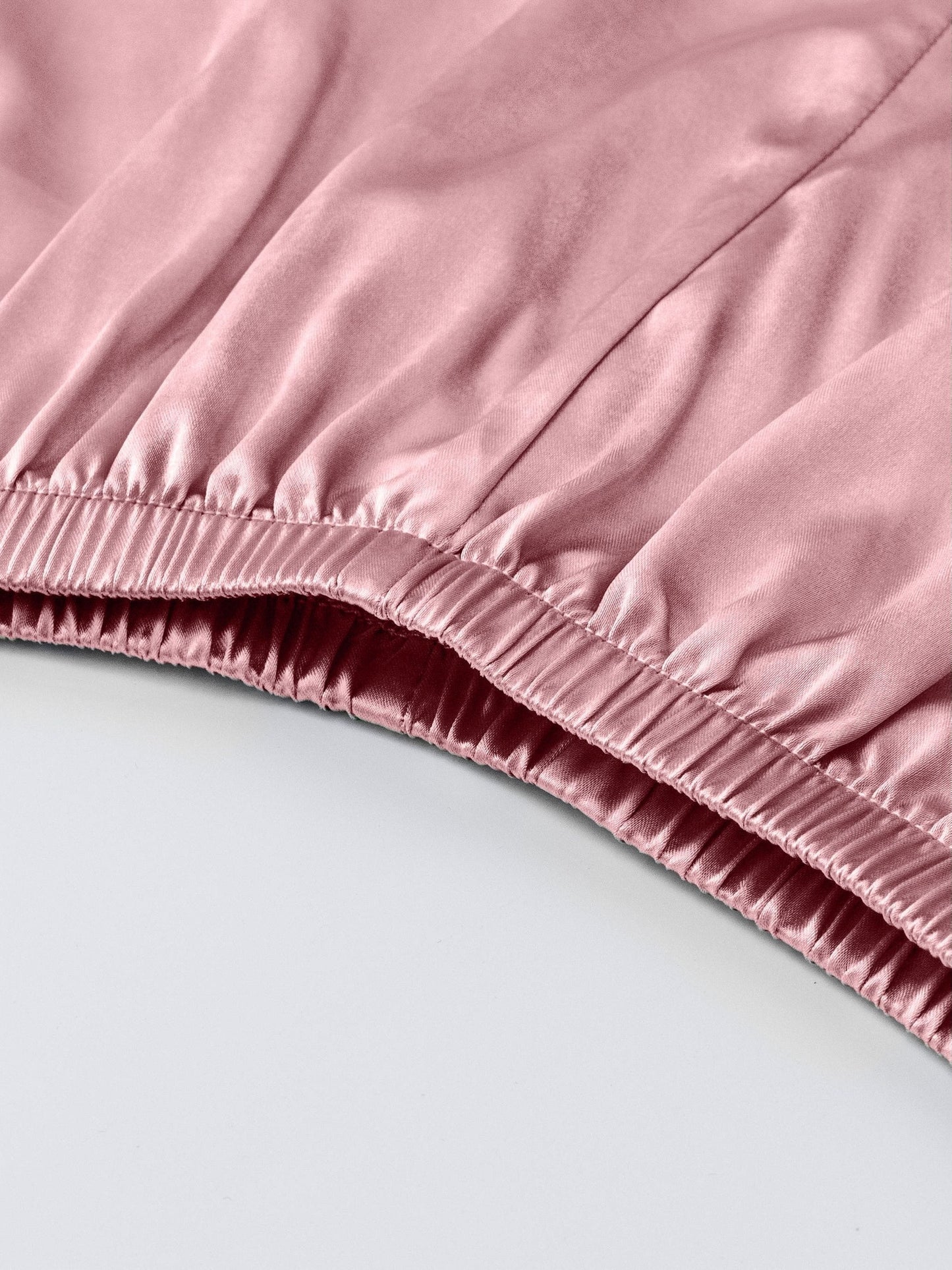 3pcs Women'S Satin Pajama Set - Casual Solid Color Long Sleeve Shirt & Elastic Waist Pants, Lapel Collar, Button Detail, Fall/Winter Sleepwear