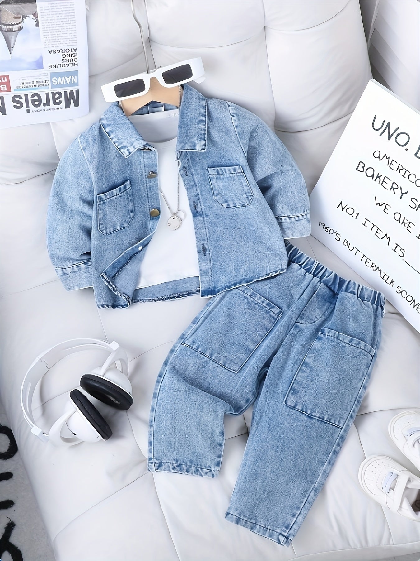 Targeted Development Of A Two-piece Set For The Baby Girl Spring Casual And Simple Style, for Outdoor