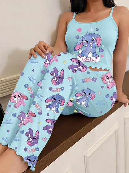 Women's Pajama Set - Graphic Print 781861