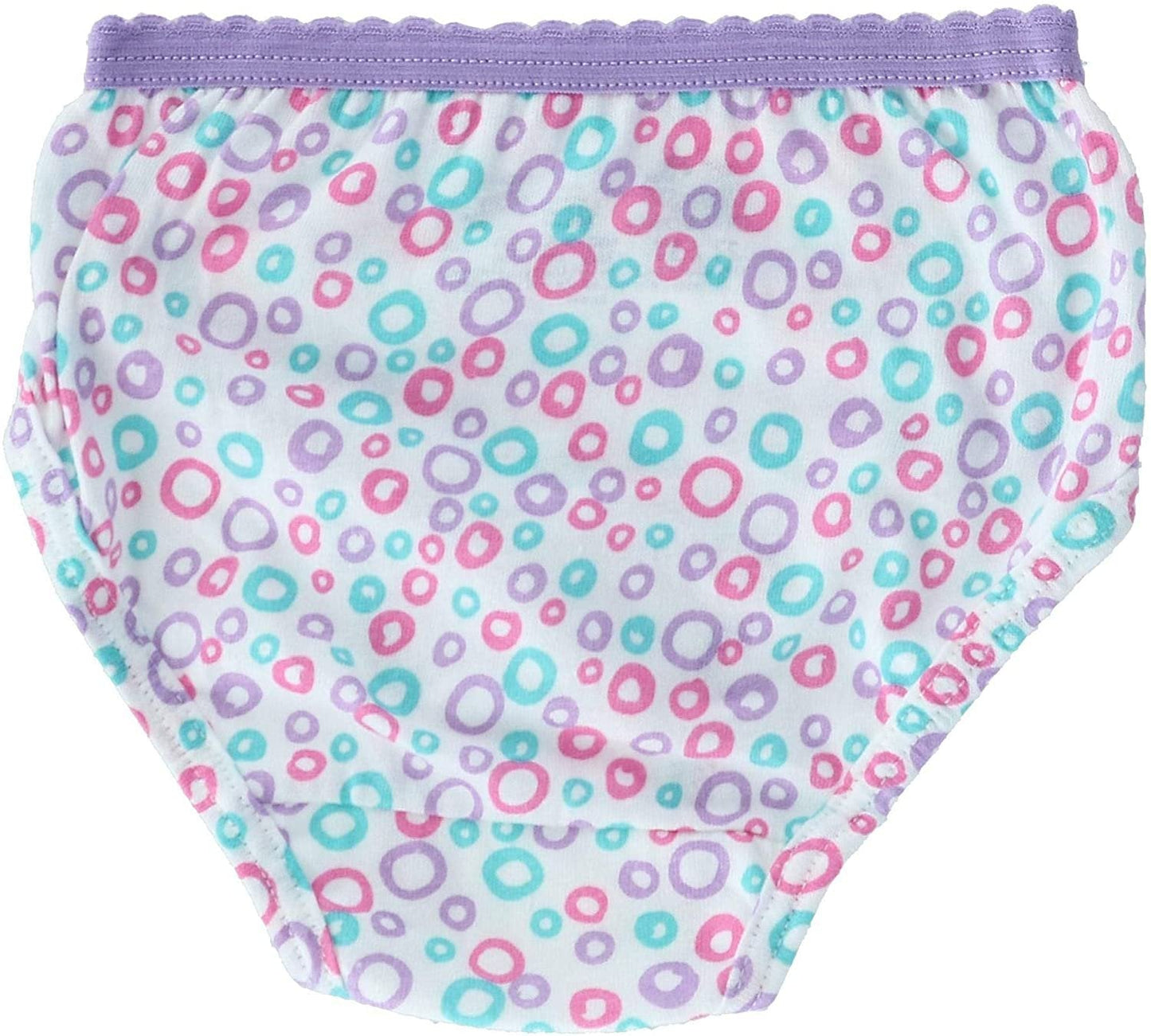 Fruit of the Loom Toddler Girls 10 Pack Assorted Cotton Brief Underwear Sizes 2T/3T and 4T/5T