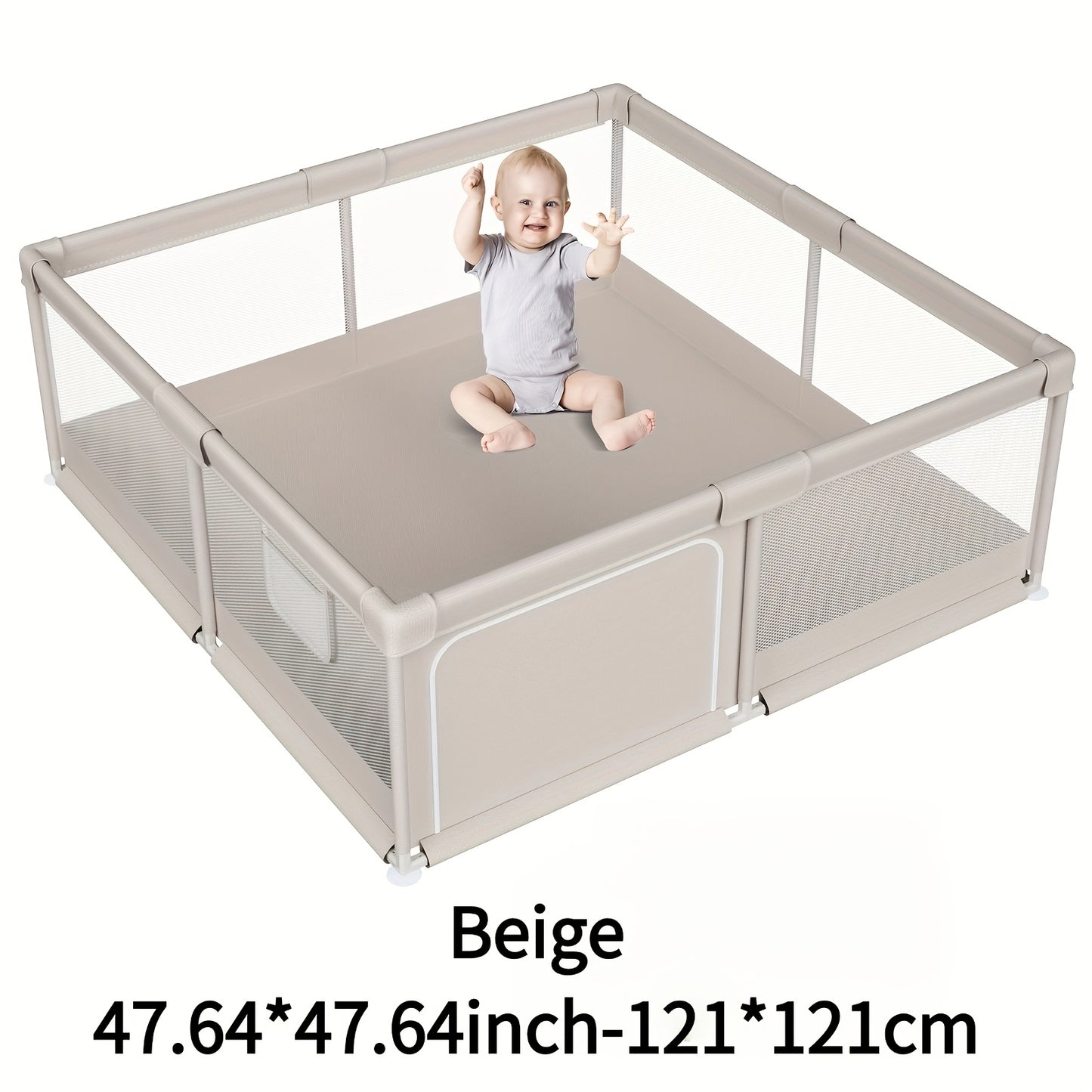 Baby Playpen - Breathable Inch Pens Metal
