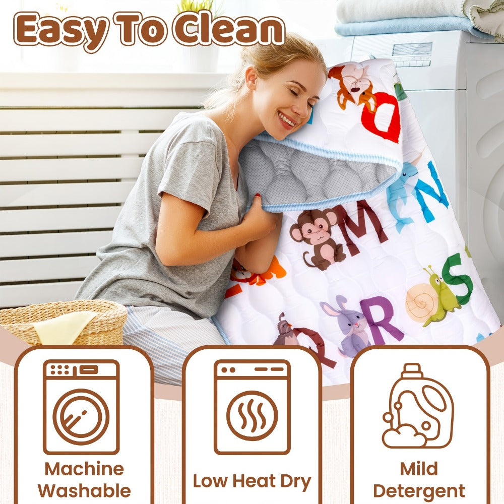 Baby Play Mat - Washable Soft 50x50 Playpen
