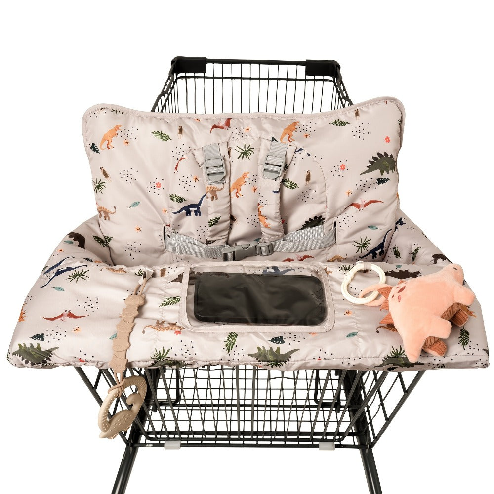 Baby Shopping Cart Cover - 2-in-1 High Chair Seat