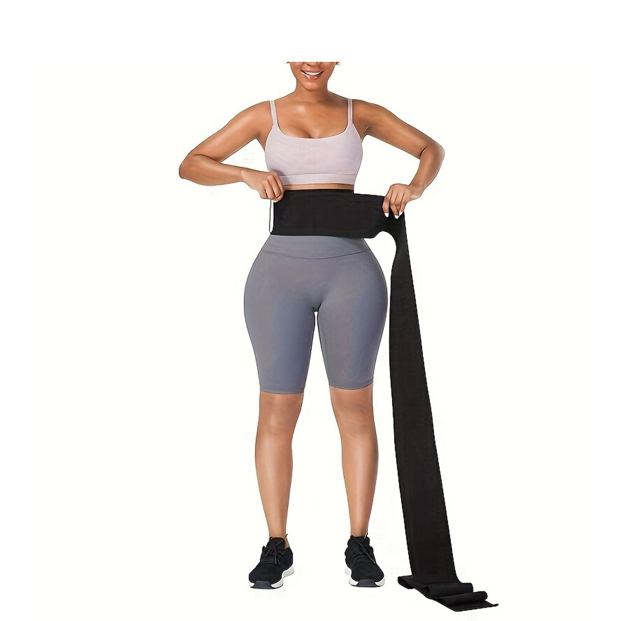 High Elasticity Women'S Waist Trainer | Tummy Control Belt, Fabric, Pull-on Closure, Medium Control Level, Brand: FEELINGIRL