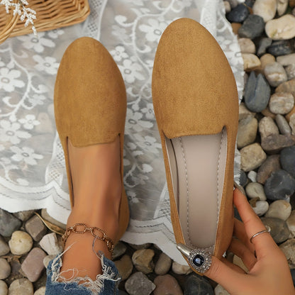 Lightweight Women's Elegant Mary Jane Flat Shoes | Comfortable TPR Sole Slip-on - Suitable for All Four Seasons, Women Shoes
