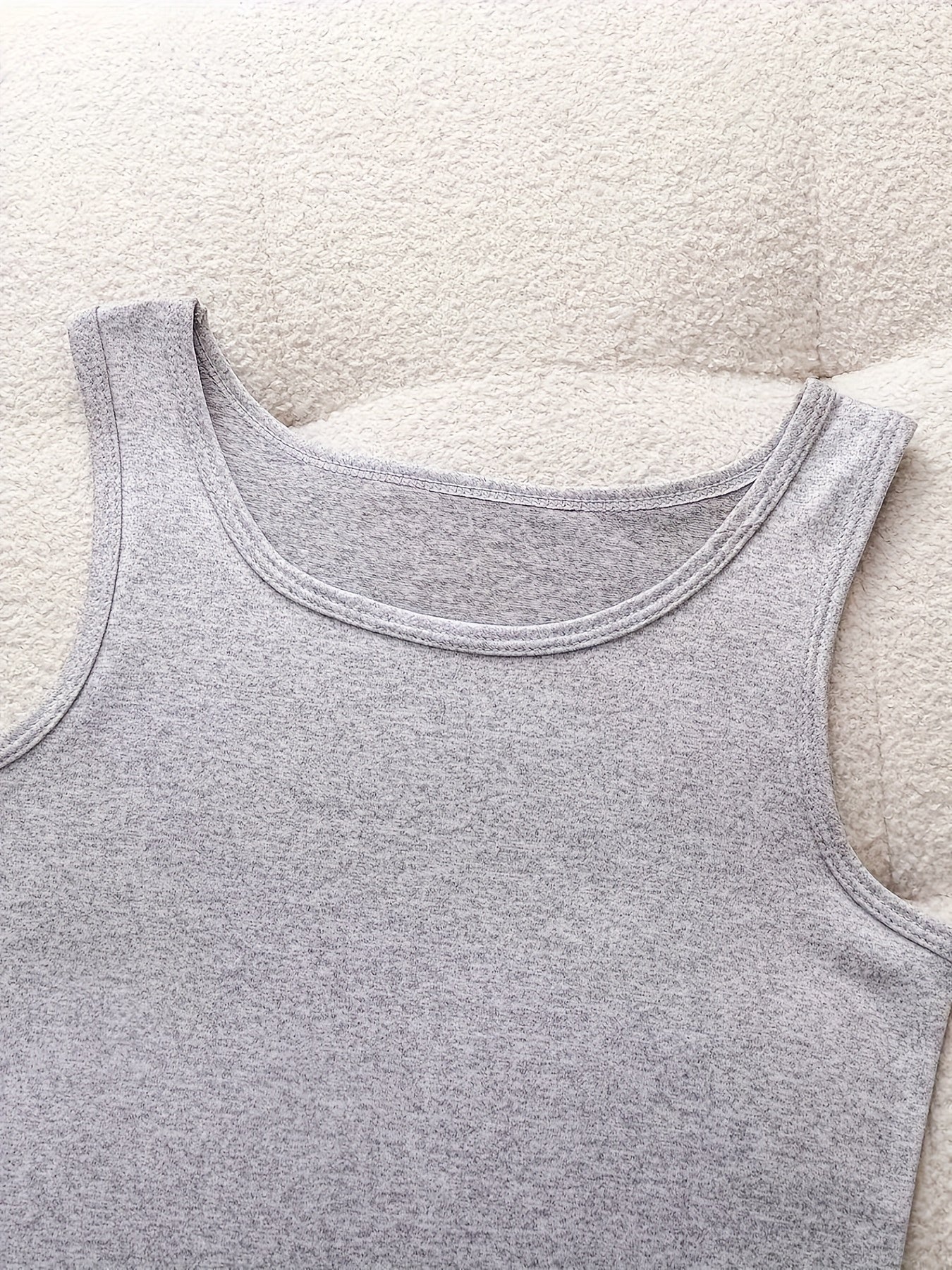 6pcs Women's Soft Sticky Blouses - Sleeveless Shirts with Semi-Sheer Adhesive Top Layer (No Padding), Breathable All-Season Vest for home & Layering, Red/Beige/Black/White/Grey - Casual Sleeveless Blouses for s, Hand Washable
