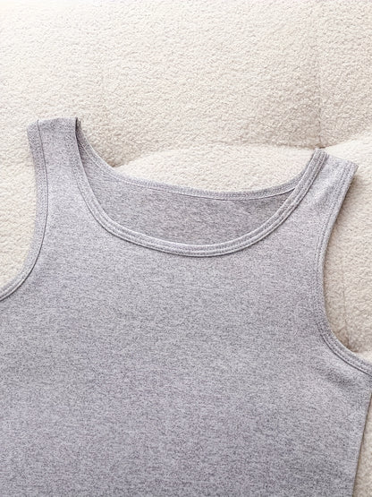 6pcs Women's Soft Sticky Blouses - Sleeveless Shirts with Semi-Sheer Adhesive Top Layer (No Padding), Breathable All-Season Vest for home & Layering, Red/Beige/Black/White/Grey - Casual Sleeveless Blouses for s, Hand Washable