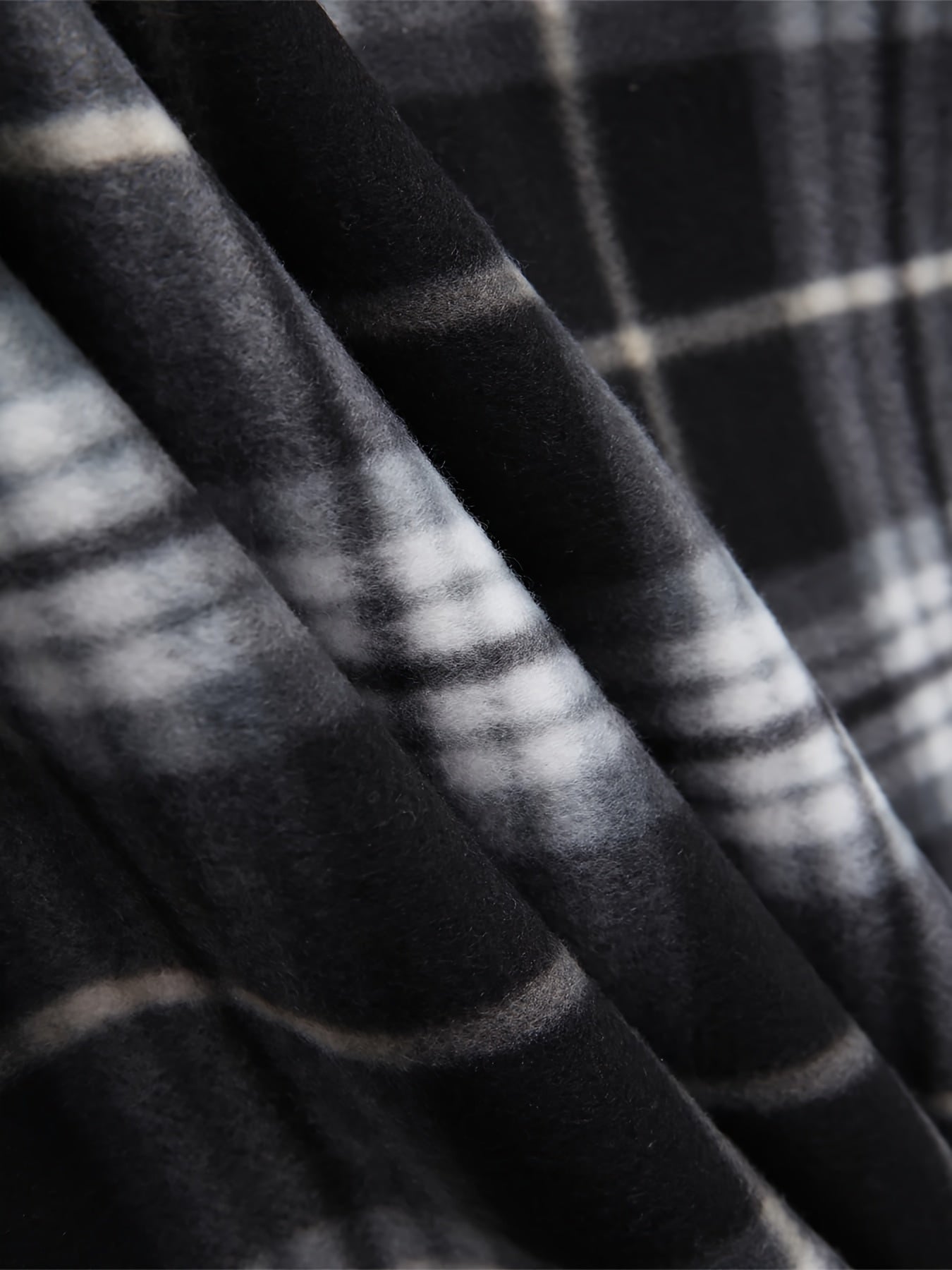 Men's Heavyweight Sweater Hooded Jacket - Full Zip Thick Snow Mountain Lined Flannel Plaid Shirt with Pockets, Casual Style, Perfect for Autumn and Winter, Hooded Collar, Regular Fit, Plaid Pattern, Men's Jacket