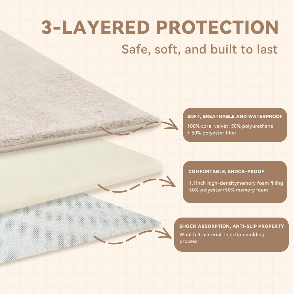 Baby Play Mat - Non-Slip Thickened Japanese Tatami