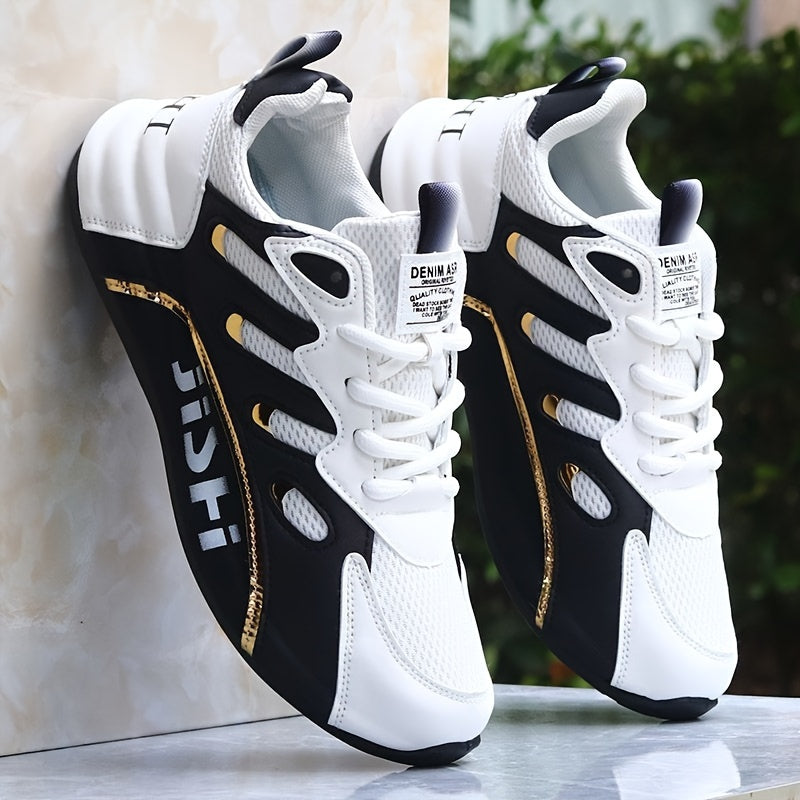 Sneakers, Men's Fashionable Mesh Breathable Casual Sports Shoes with Ultra Light And Soft Sole, Anti Slip And Comfortable Outdoor Running Shoes ZHENYUEZU