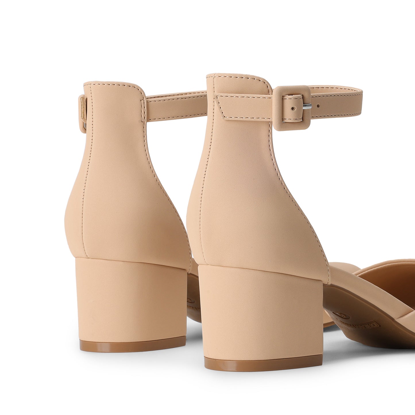 Women's Closed Round Toe Low Block Heels Ankle Strap Chunky Heel Pumps Dress Wedding Office Party Shoes Closed Toe Heels for Women Heels Closed Round Toe Chunky Block Pumps Shoes