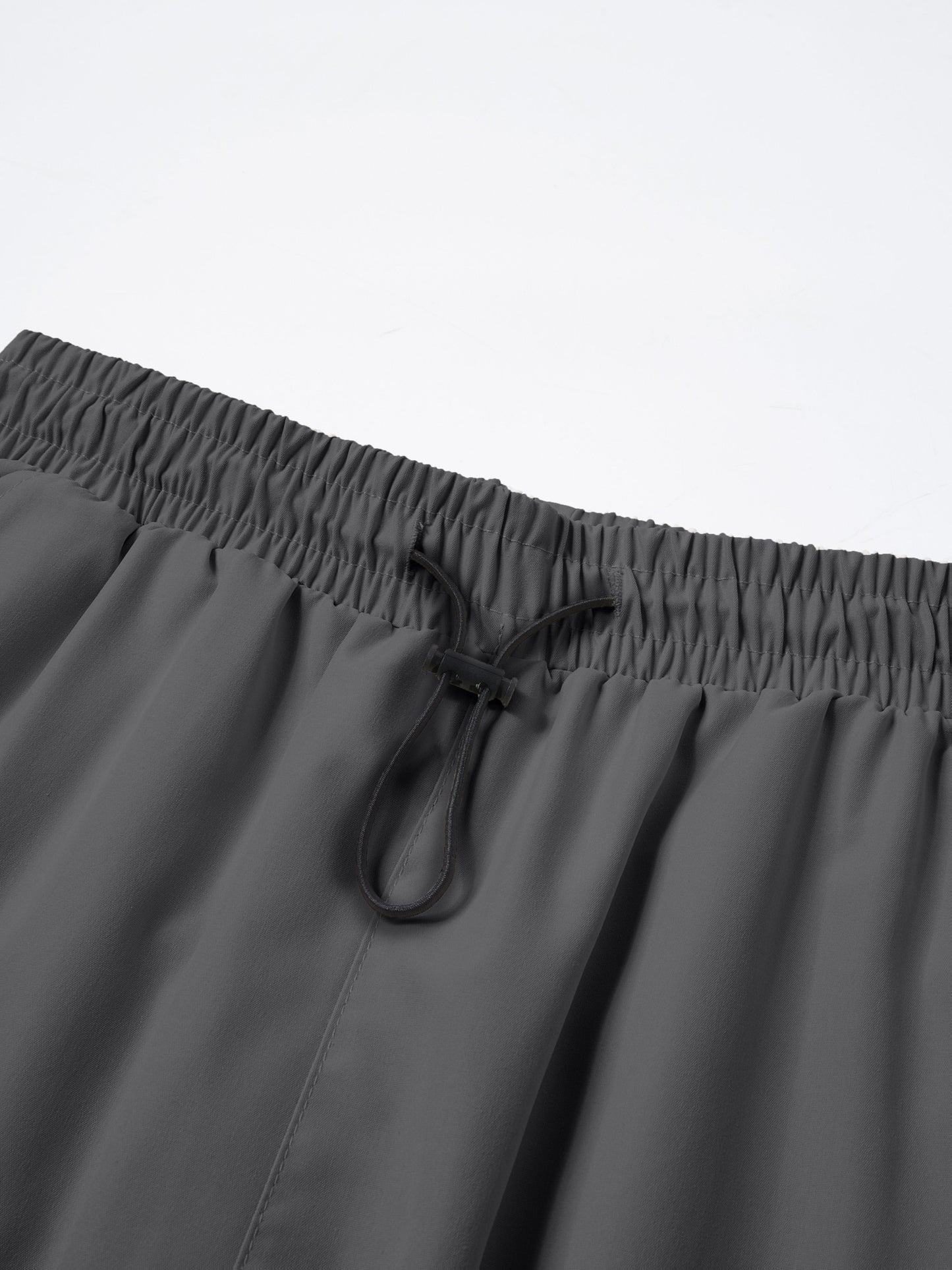 Lightweight Breathable Cargo Trousers for Men, Featuring an Elastic Waistband with a Drawstring, Loose Wide Legs, Multiple Pockets, And Quick-Dry Fabric, Ideal for Outdoor Hiking, Streetwear, Everyday Use, And All-Season Fashion