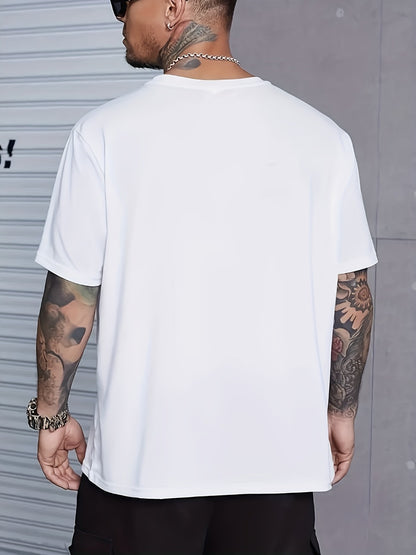 Men's Graphic T-Shirt - Crew Neck Short Sleeve Weekend Style