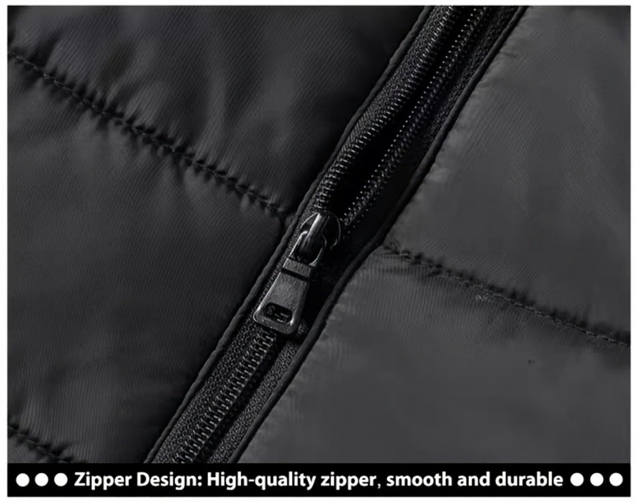 Men's Stand Collar Zip Vest - Zipper Pockets and Warm Layering