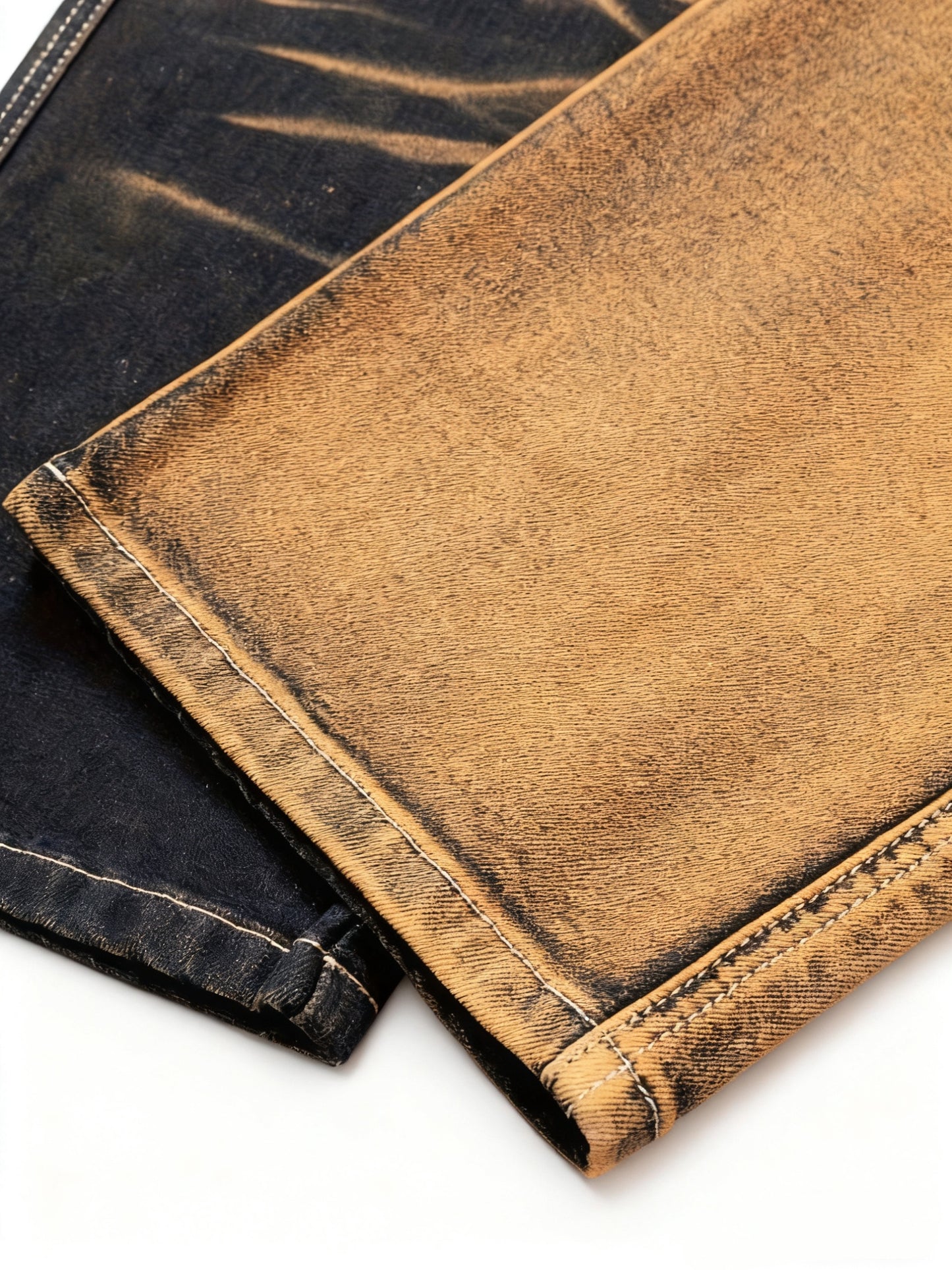 Y2K Street Style Versatile Jeans Mid-Rise Stretch Slim Fit Classic Five-Pocket Design, All-Season Wear, Gradient Multi-Pocket Jeans