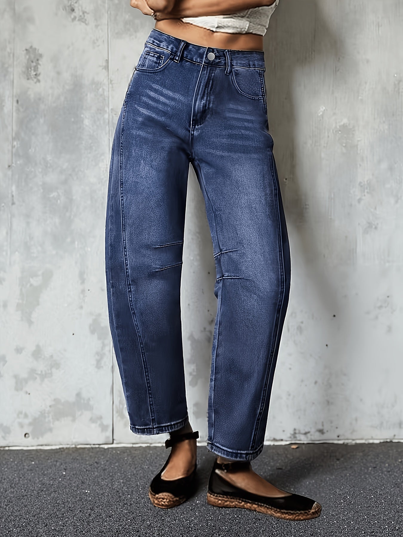 Women's Beige Jeans - product view 1